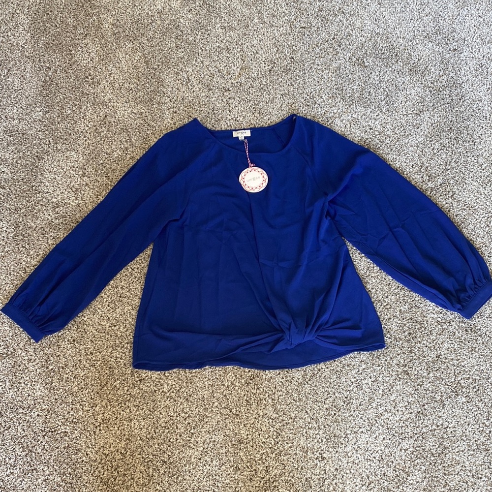 Umgee blue shirt size medium